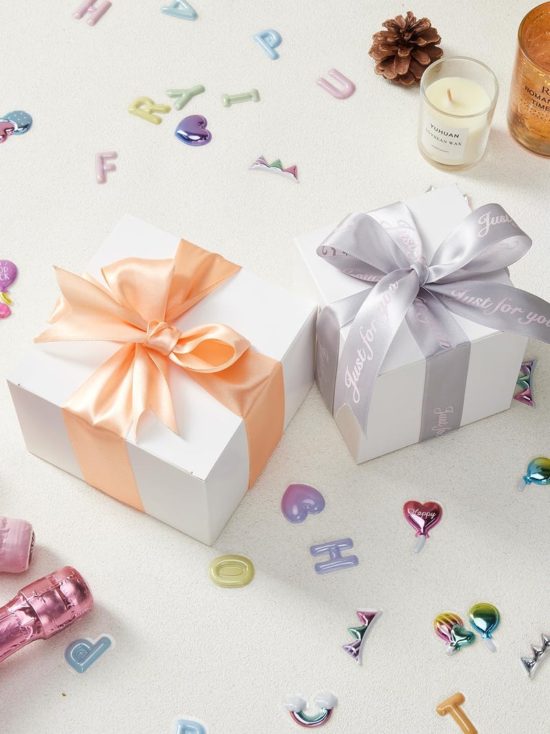 Eupako Gift Boxes 4x4x4 25 Pack White Kraft Paper Box with Lids Party Favor Boxes for Bridesmaids Proposal, Crafting, Cupcake, Wedding, Christmas - Image 4